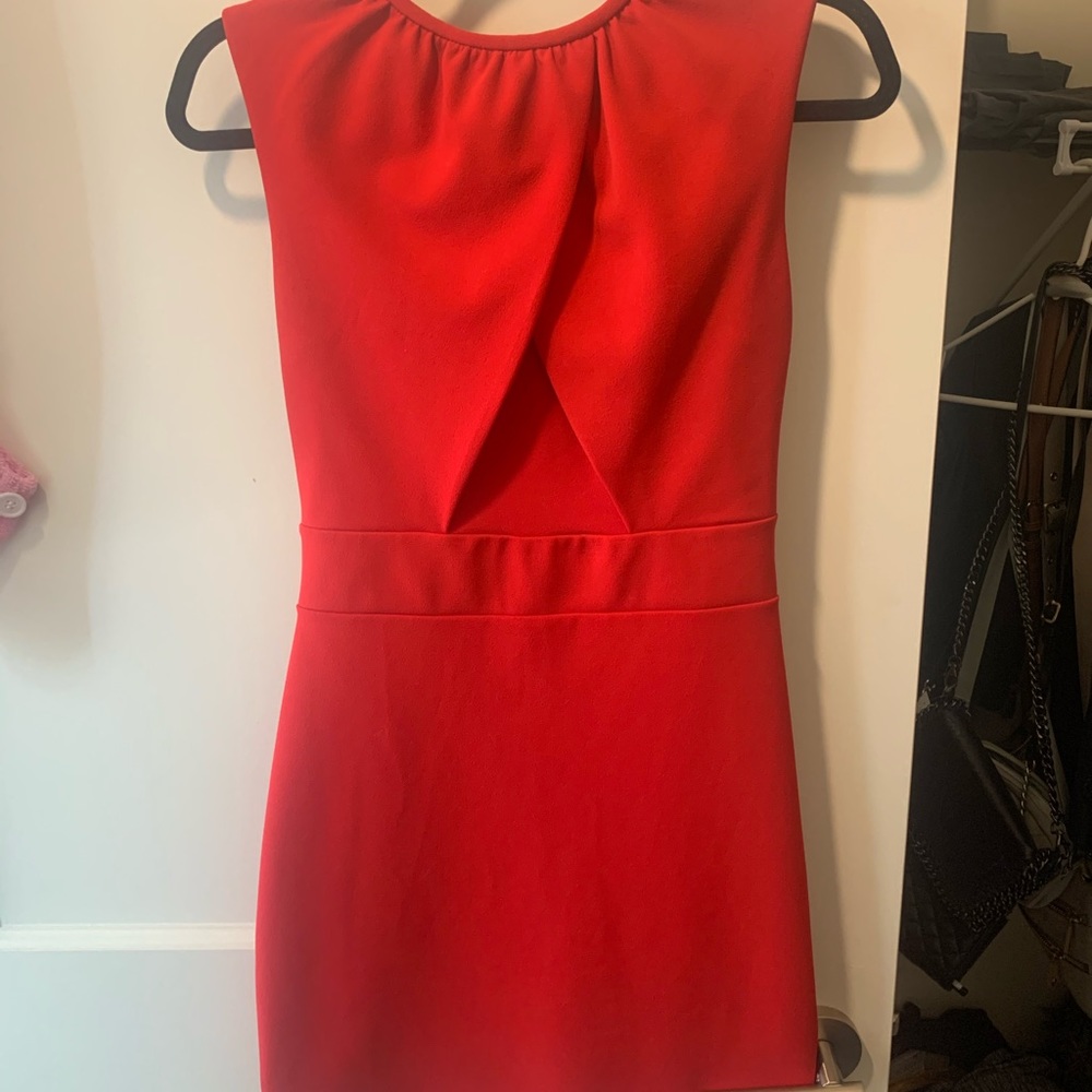 Red cocktail/work dress